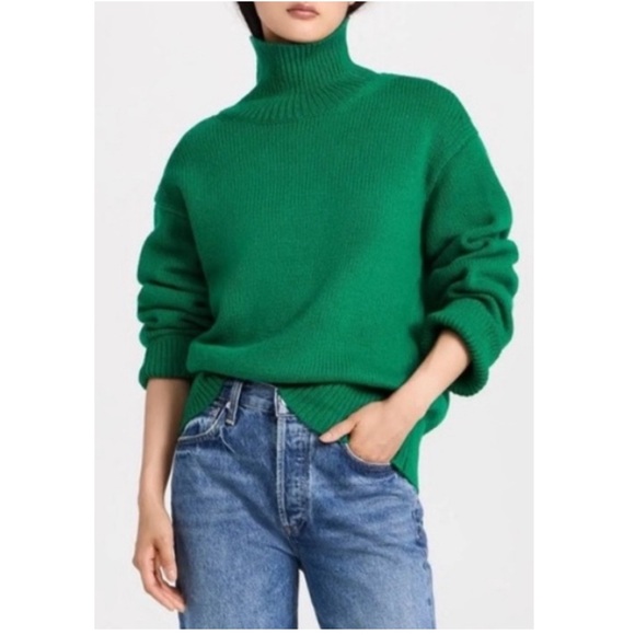 Alex Mill Green Turtleneck Sweater - Picture 7 of 16